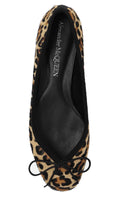 Alexander McQueen Armadillo Leopard Printed Ballet 36+  US Size 6
