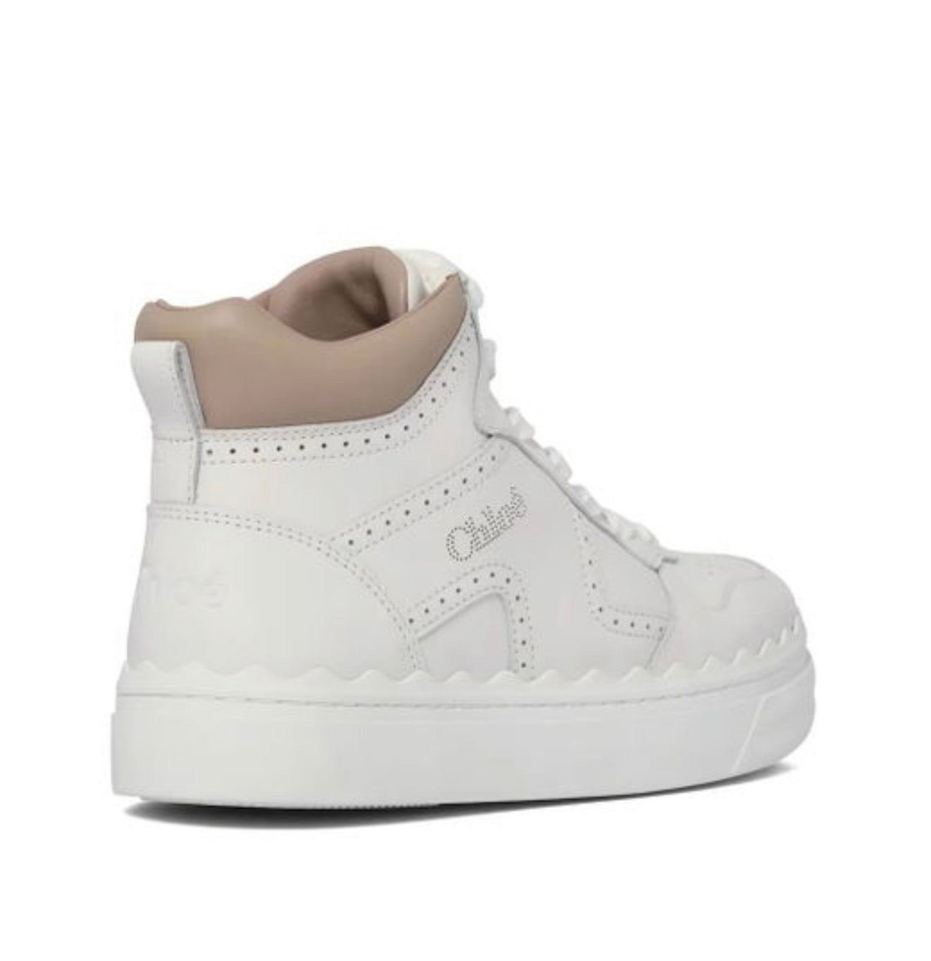 CHLOÉ WOMEN'S LAUREN HIGH TOP SNEAKERS