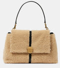 CHLOÉ PENELOPE MEDIUM SHEARLING SHOULDER BAG