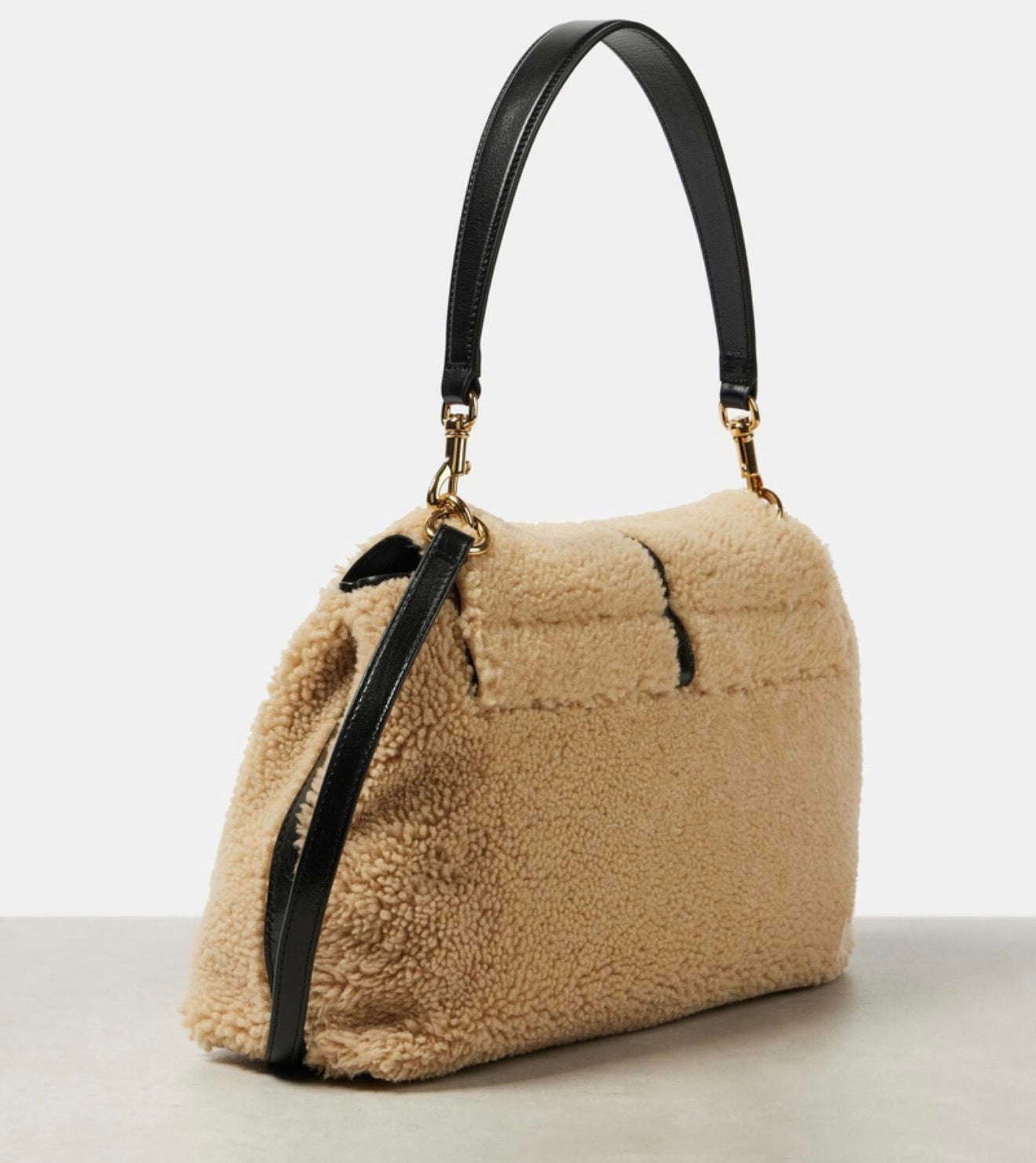 CHLOÉ PENELOPE MEDIUM SHEARLING SHOULDER BAG