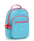 Kipling Seoul XL Laptop Backpack Blue Sea Combo