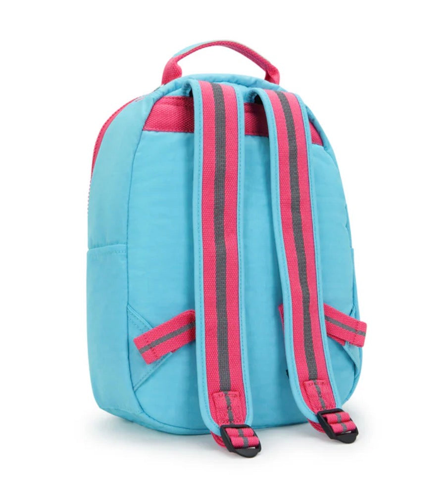 Kipling Seoul XL Laptop Backpack Blue Sea Combo