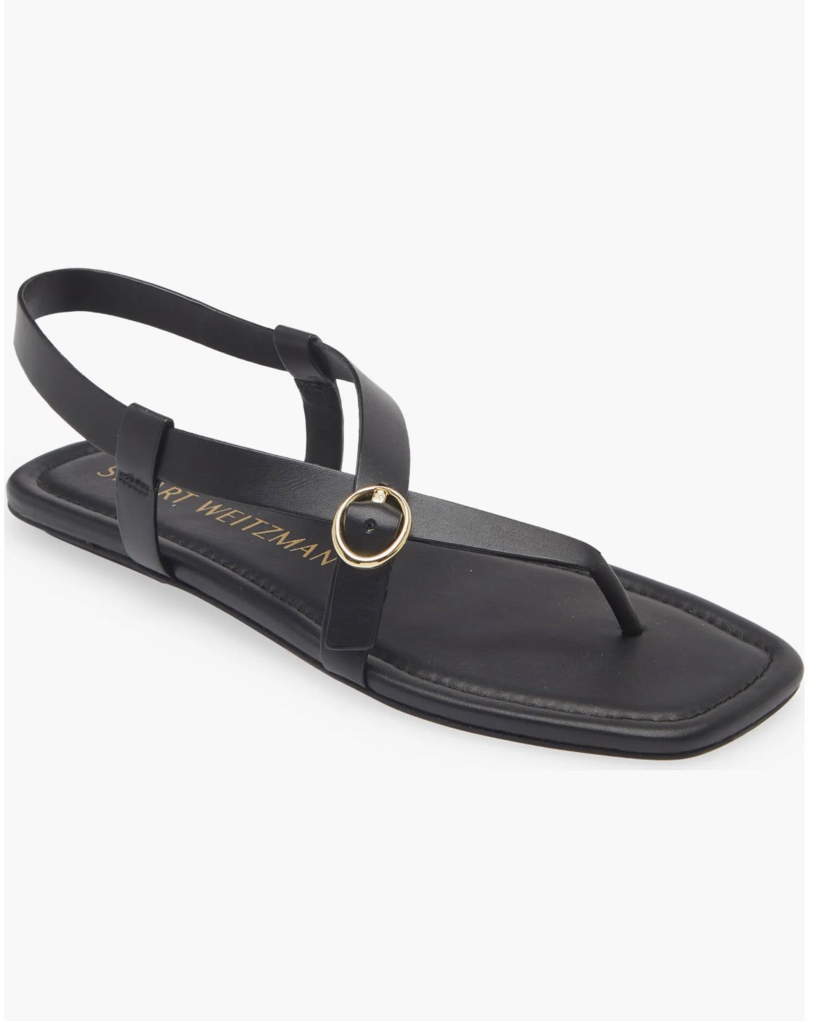 STUART WEITZMAN Benni Slingback Flat Sandal