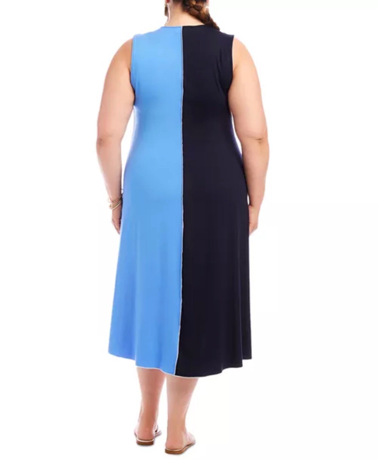 Karen Kane  Color Blocked Midi Dress