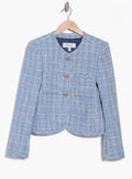 Derek Lam 10 Crosby Emilia Dome Button Tweed Jacket
