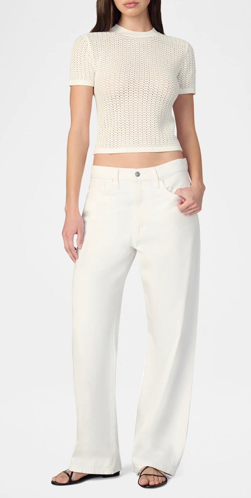 Joe's Jeans The Crochet Baby Tee