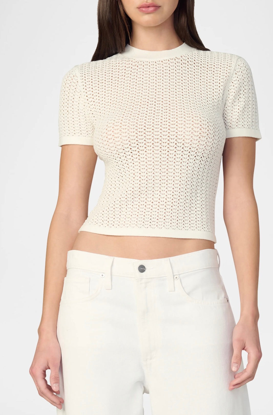 Joe's Jeans The Crochet Baby Tee