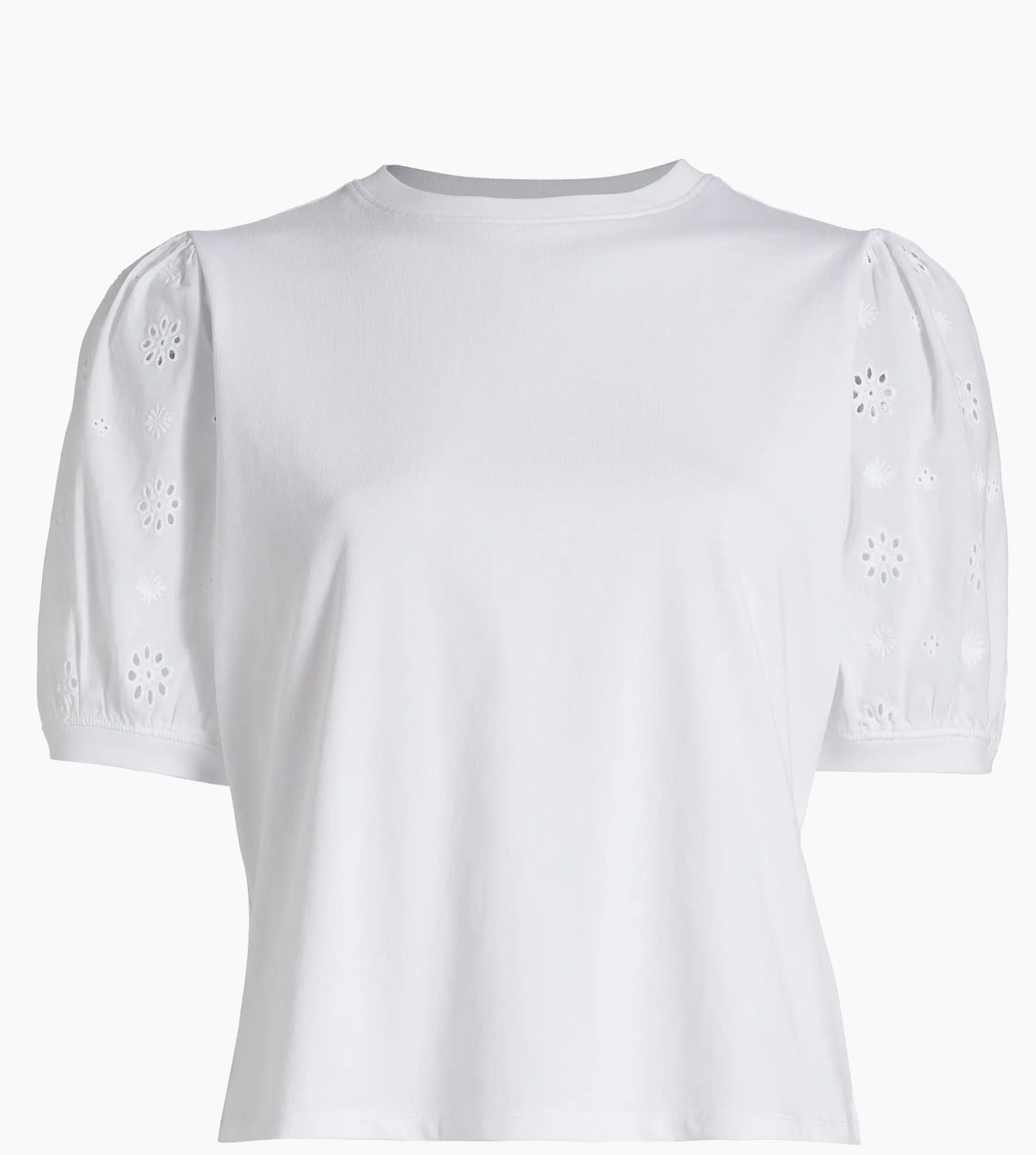 FRAME The Lace-Sleeve T-Shirt