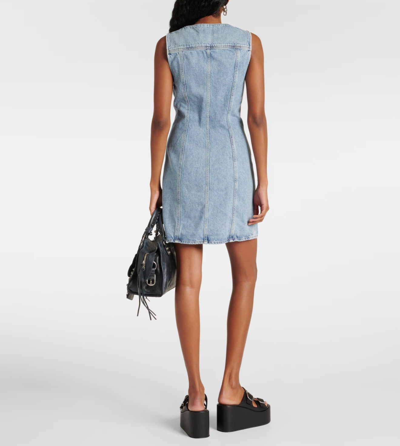 Agolde Trina denim minidress