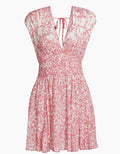 Poupette St Barth Ciao Floral Smocked Minidress