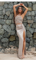 PABO X CAMILA COELHO DUNE JERSEY MAXI SKIRT