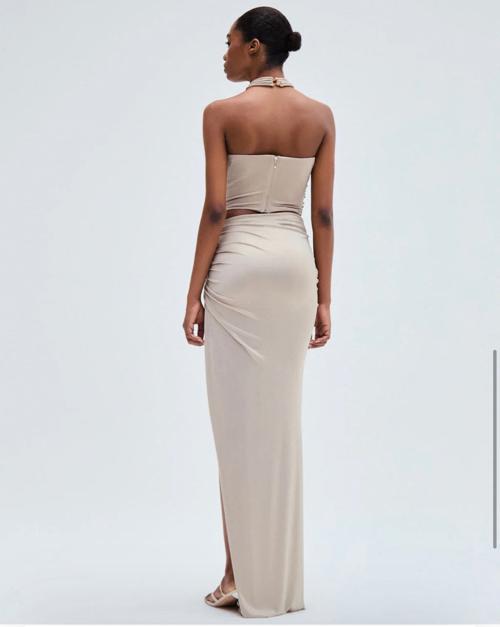 PABO X CAMILA COELHO DUNE JERSEY MAXI SKIRT