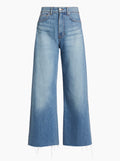 Veronica Beard Taylor High-Rise Wide Crop Jeans