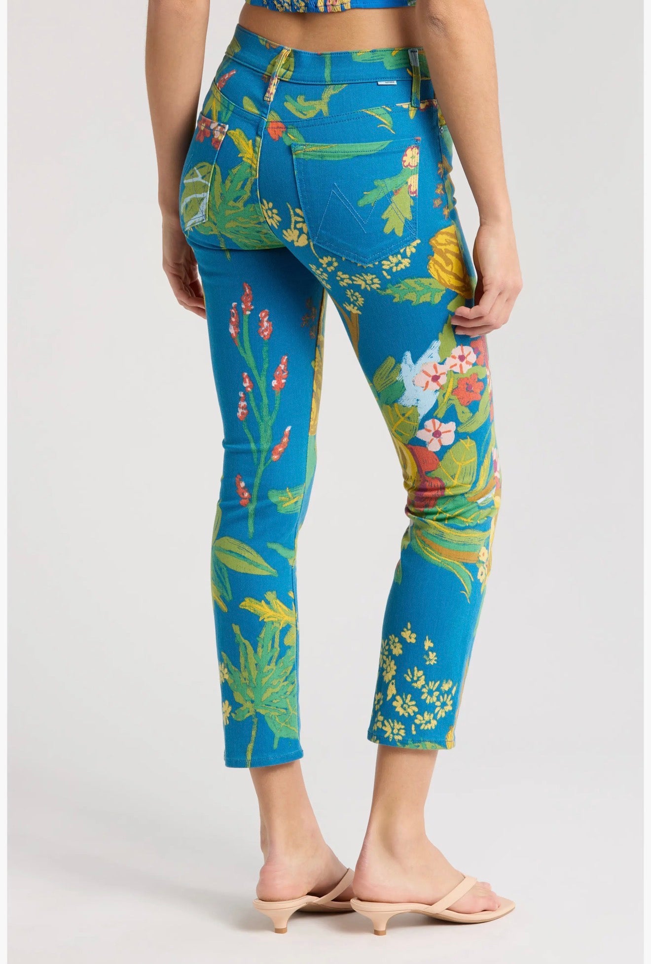 Mother The Dazzler Crop Straight Leg Jeans