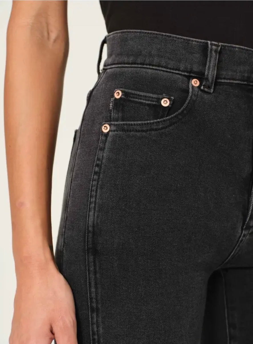 DL1961 Patti Straight High Rise Jeans | Eclipse Paneled