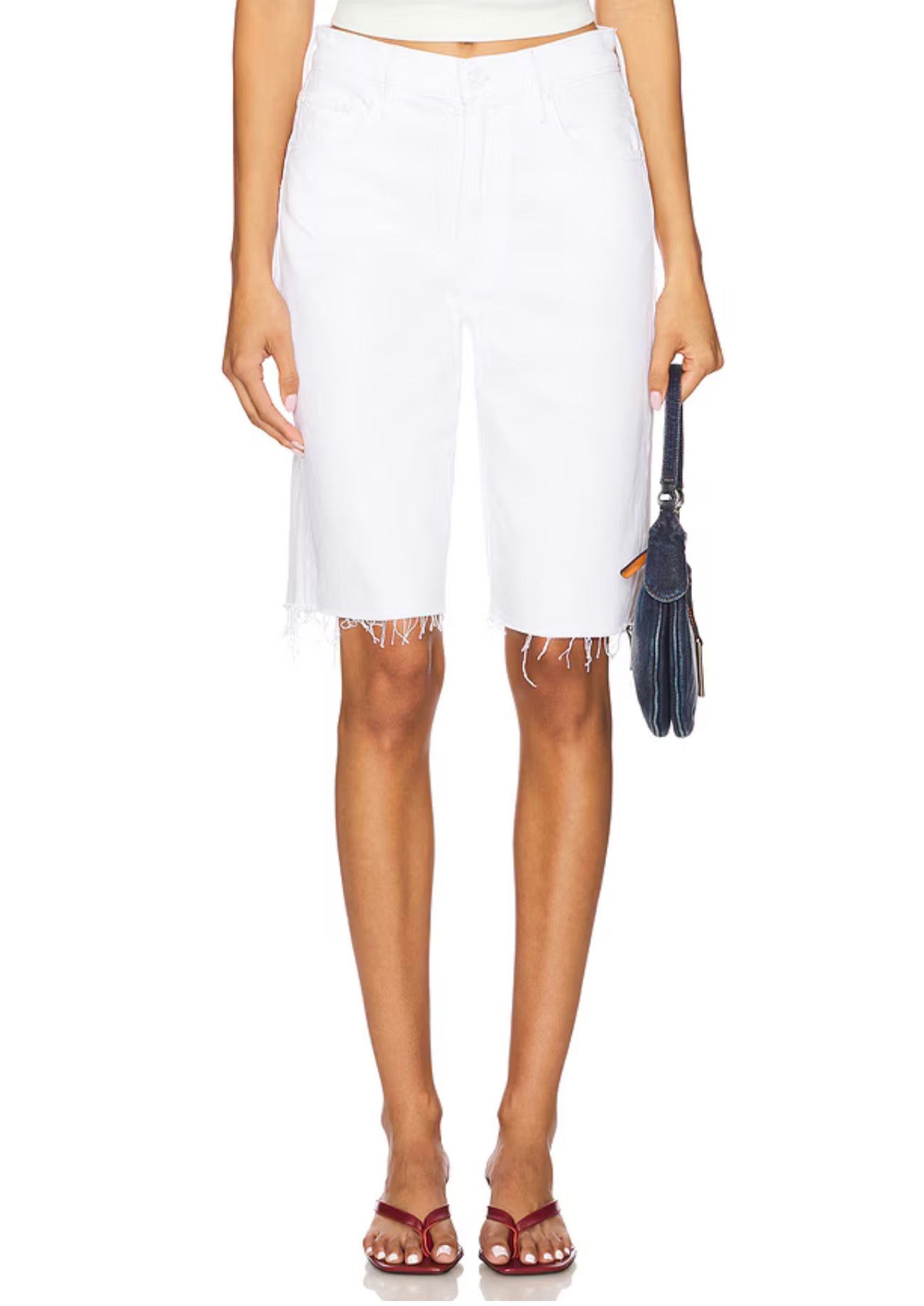 MOTHER The Maven Bermuda Fray in Picket Fence