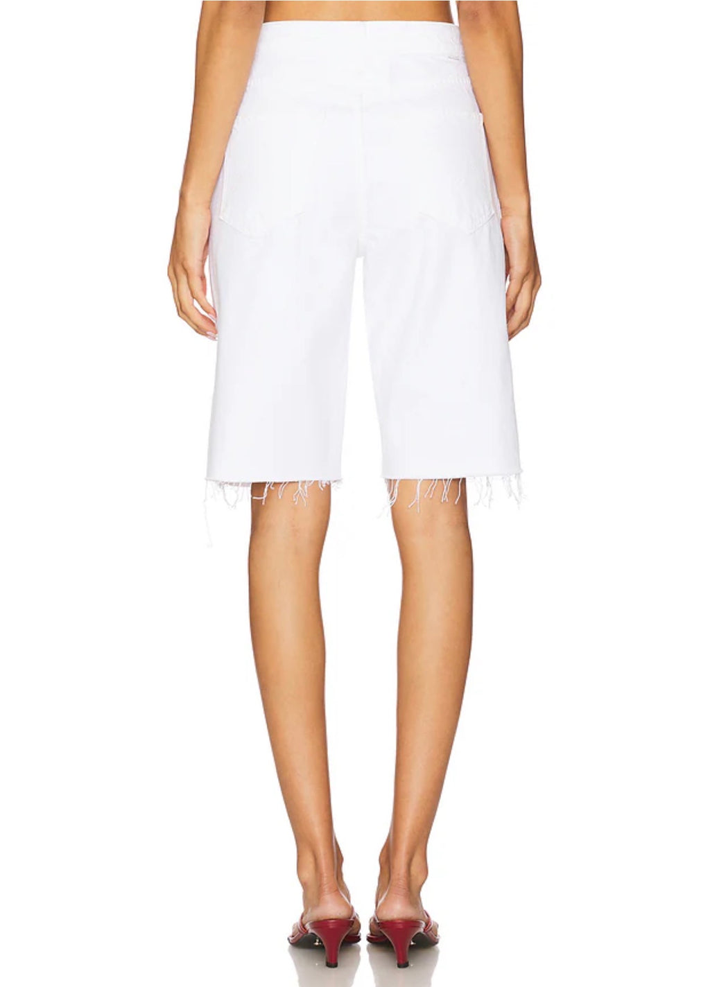 MOTHER The Maven Bermuda Fray in Picket Fence