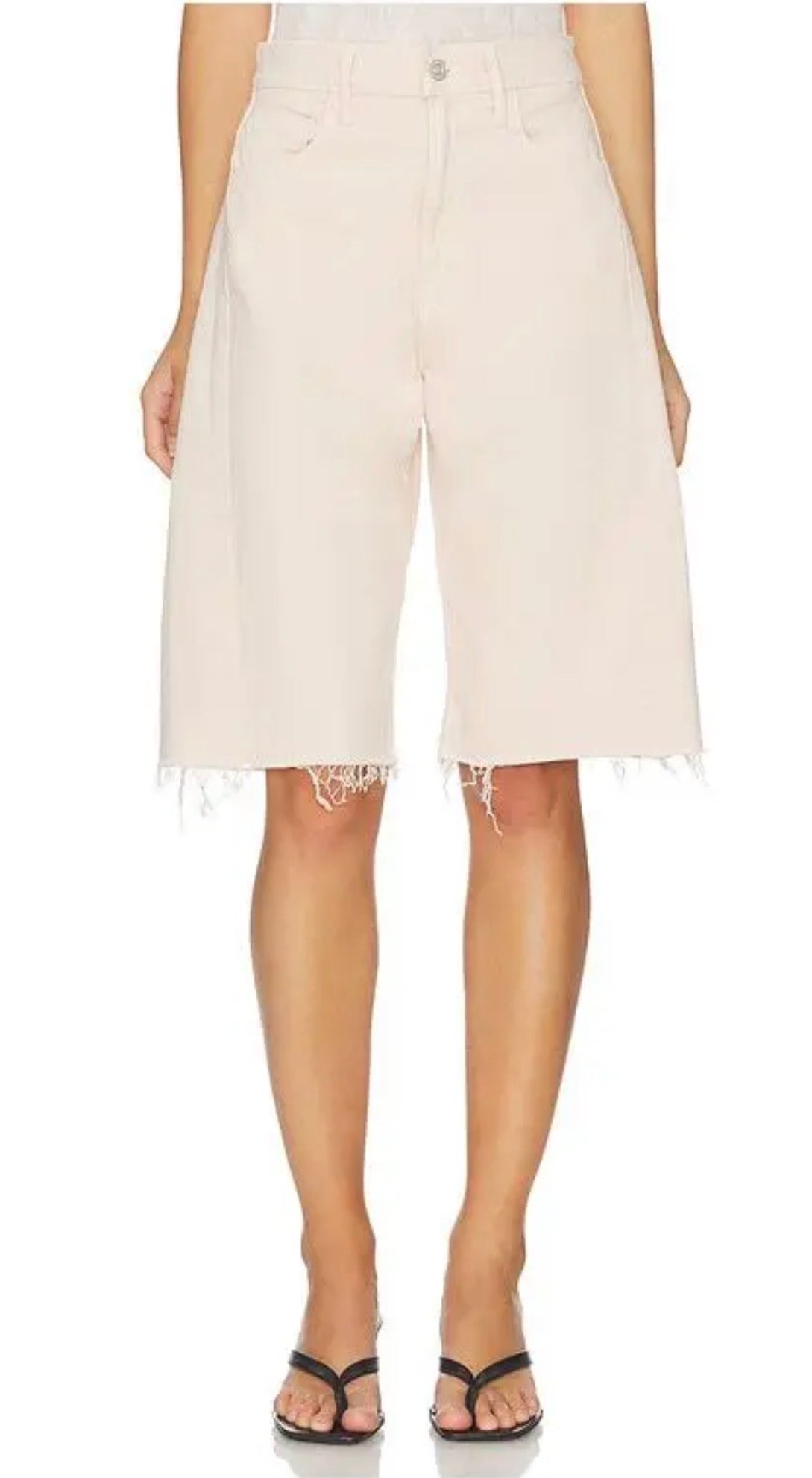 MOTHER The Half-Pipe Bermuda Fray Shorts