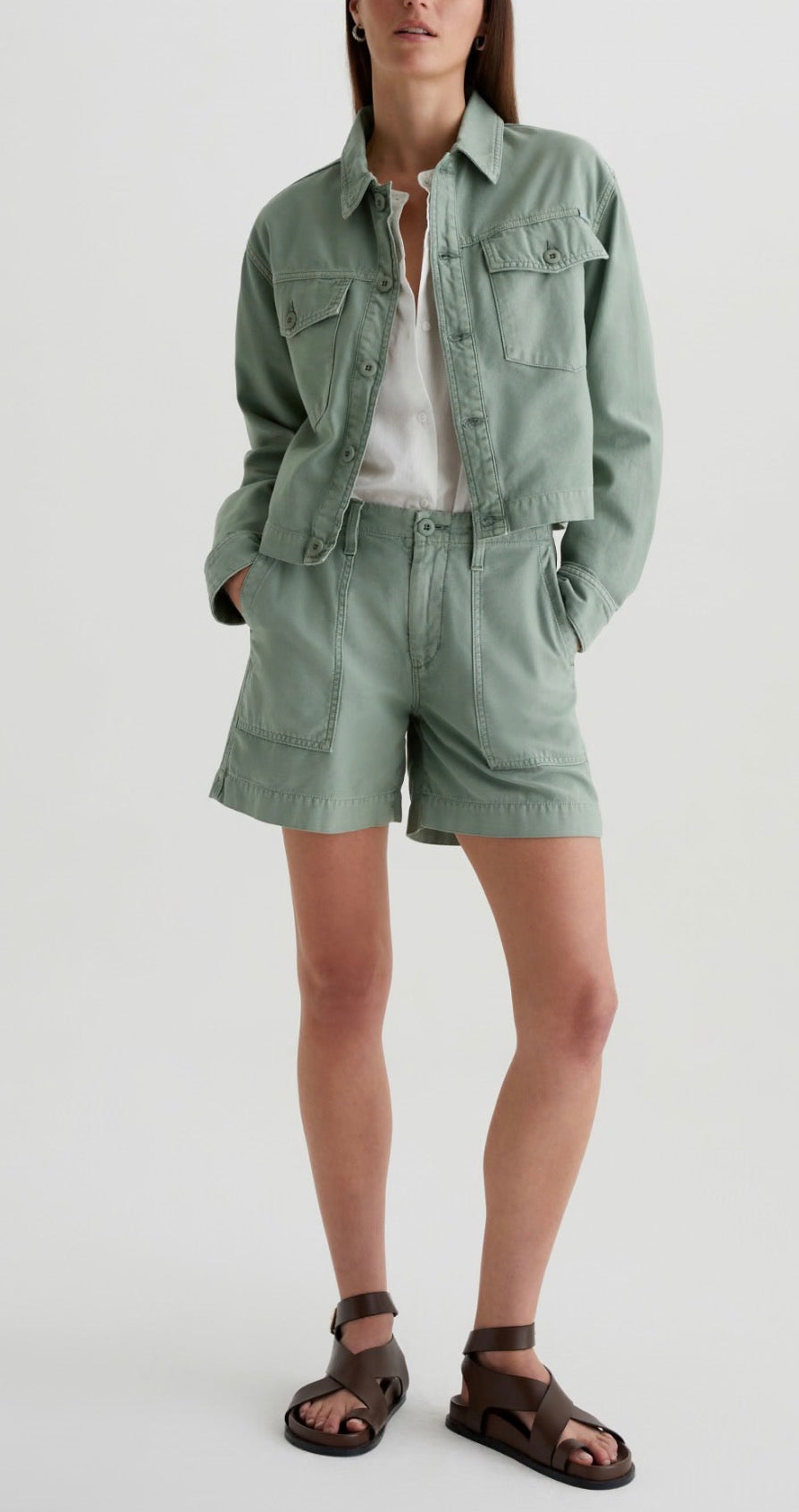 AG Los Angeles Rosa Short Mid-Rise Utility Short