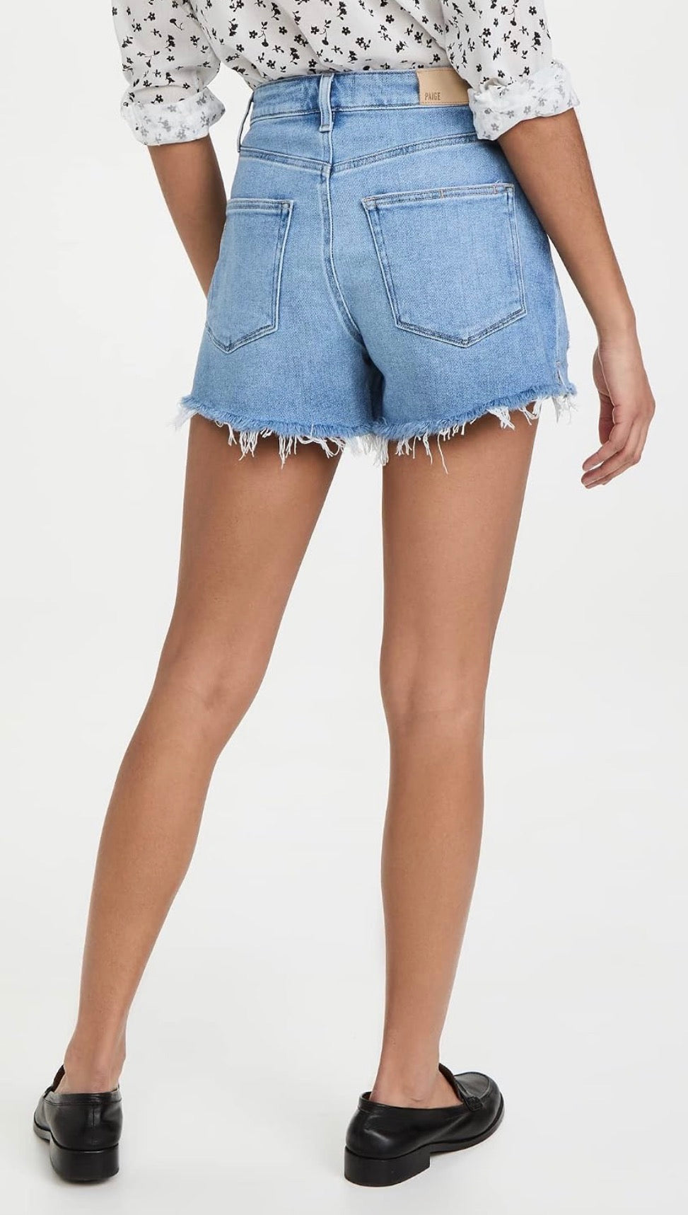 PAIGE Women's Flaunt Denim Allure Shorts