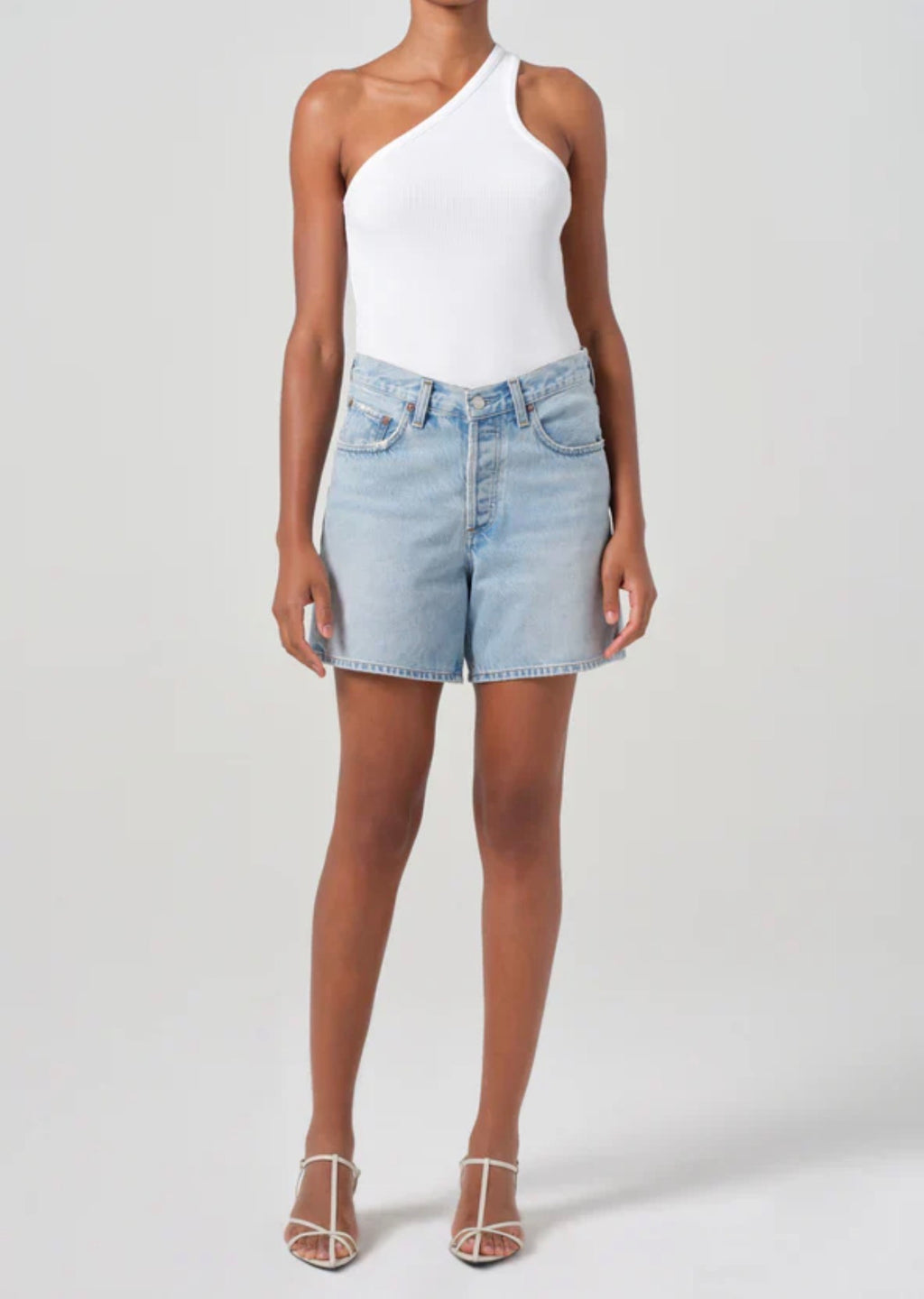 AGOLDE-V-WAIST SHORT - BACKBEA