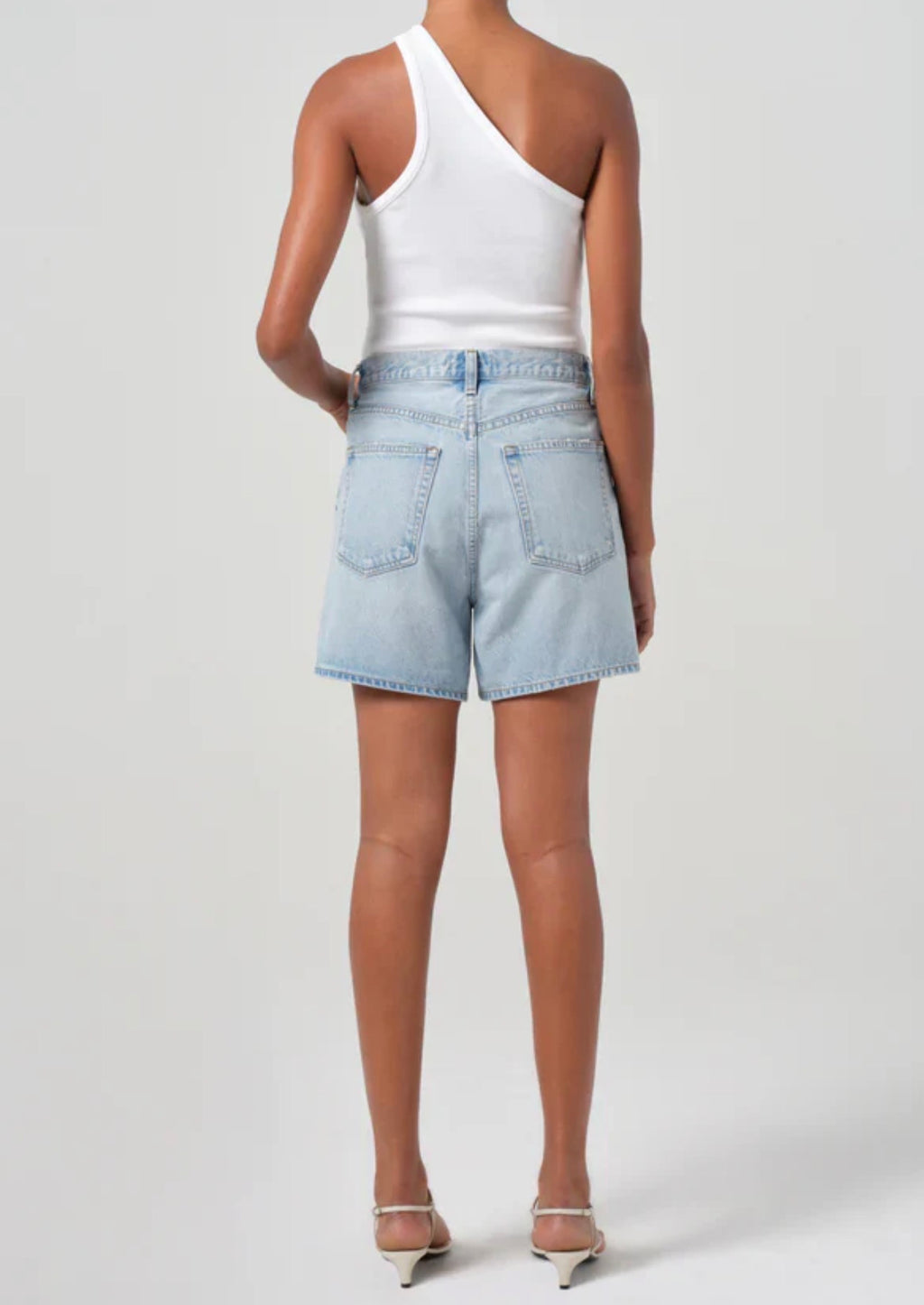AGOLDE-V-WAIST SHORT - BACKBEA