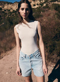 AGOLDE-V-WAIST SHORT - BACKBEA