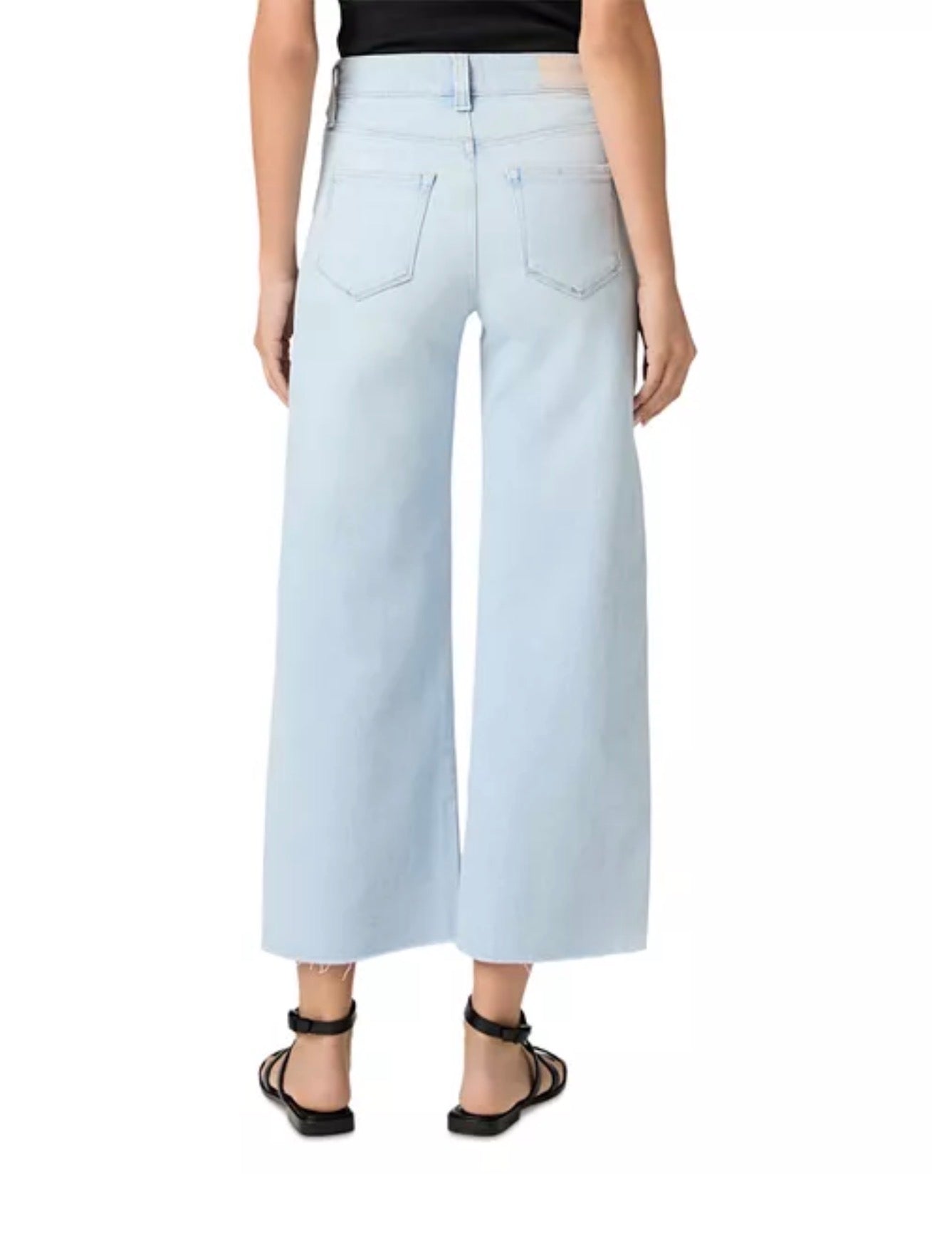 PAIGE Anessa High Rise Ankle Wide Leg Jeans in Motif