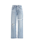 AGOLDE Distressed Straight-Leg Jeans