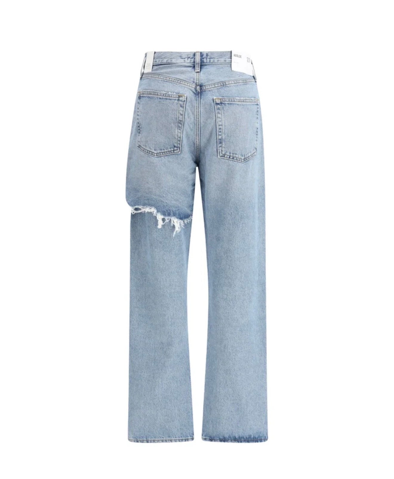 AGOLDE Distressed Straight-Leg Jeans