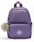 Kipling Zinna Mini Backpack Metallic Mauve