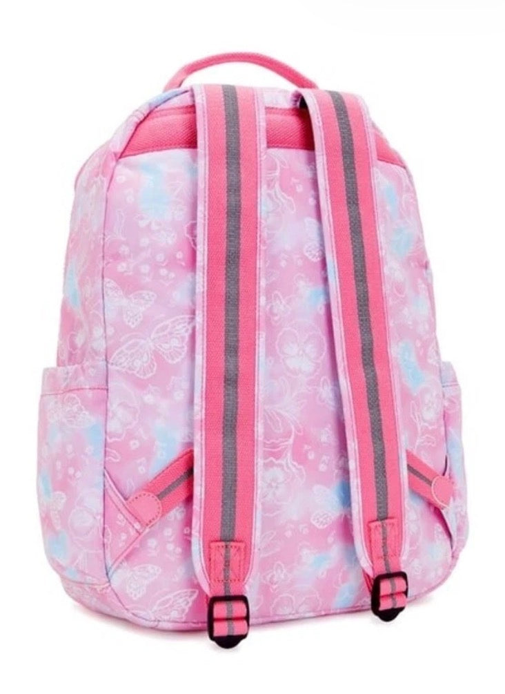 Kipling Seoul Laptop Backpack Garden Clouds